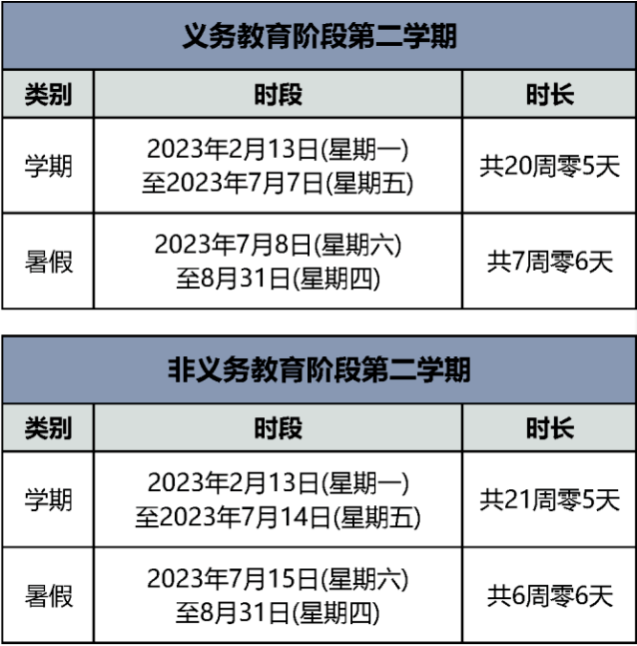 2022-2023学年北京中小学寒假放假安排公布！